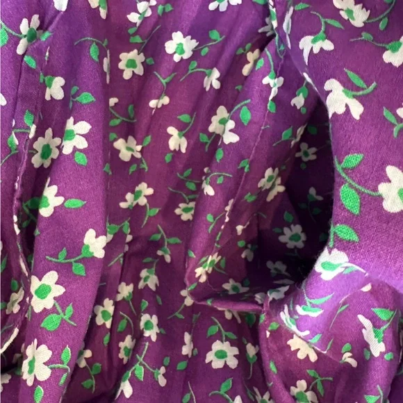 Vintage 1960s Lanz Originals Floral Sundress 💜🌿 - Picture 7 of 13